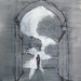 Passage 2 - Mixed Media Drawing -- by Michelle Arnold Paine