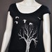 The new Bare Tree with Birds on Women's XL American Apparel Top