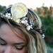 BEACH TIARA. mermaids delight shell crown natural hues