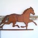 SALE Carved Wood Horse Equestrian Modern Farmhouse Decor