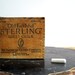 Antique Chalk Box Wood Crate / Industrial Decor