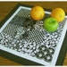 Classic Black and White - Quilted Table Topper