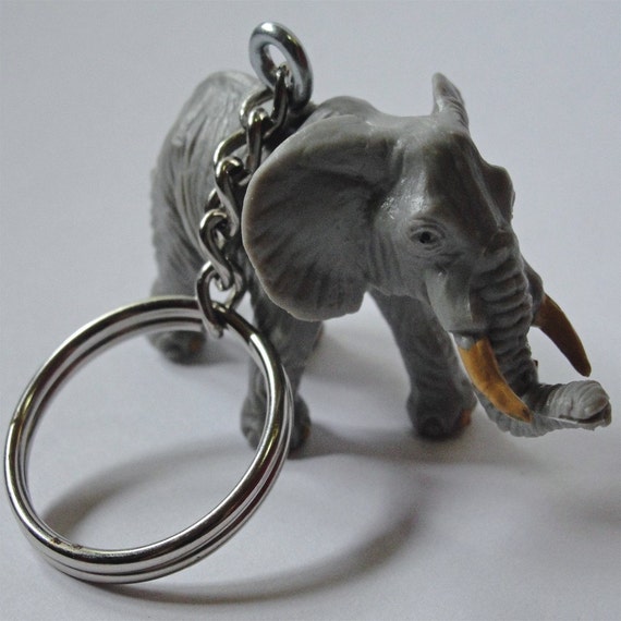 Items similar to Elephant Keychain on Etsy