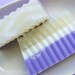Purple Soap - Butterfly Dreams - Salt Bar- All Natural Glycerin Soap - Feminine