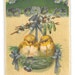 Vintage Easter Greeting Postcard with Two Chicks & Basket