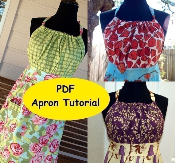 EASY PDF APRON Pattern Beginner's Pattern Urban Chic