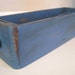 Aubusson Blue Shabby Chic Antique Sewing Drawer Storage Box