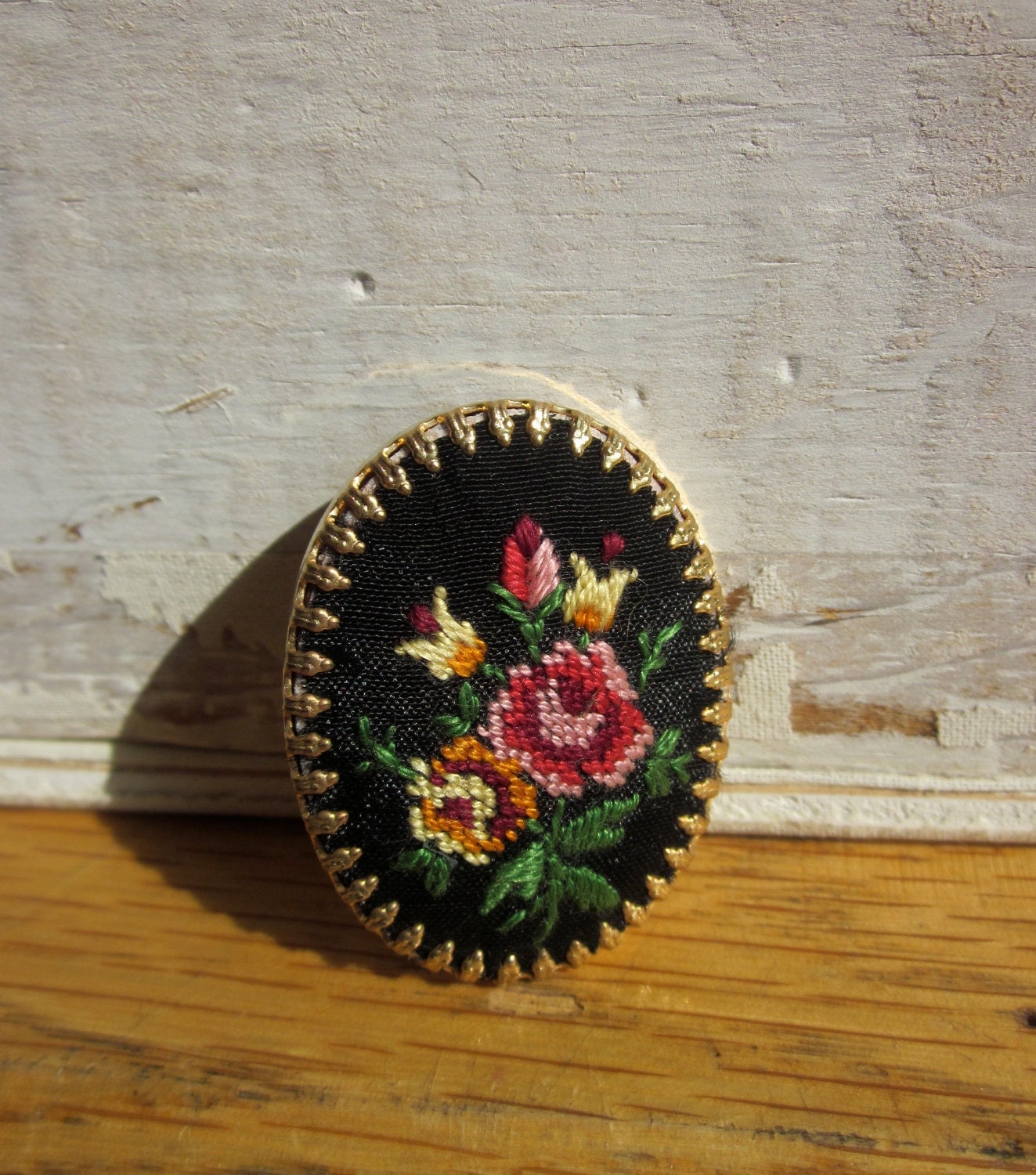 Embroidered Pin By Donnacdesigns On Etsy