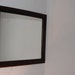 Ca 1880 Solid Black Walnut Mirror