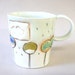 porcelain cup with translucent bottom