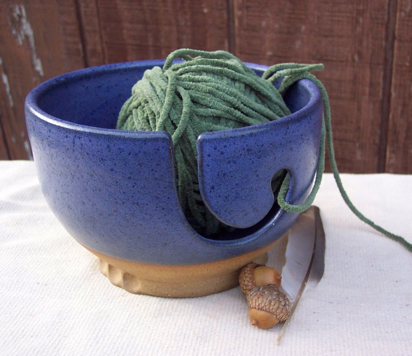 Yarn Bowl. Made to HOLD yarn to keep it from tangling. And
