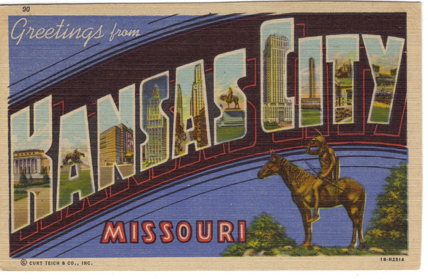 Vintage PostcardKansas City Missouri