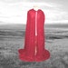 Red Cloak- Cape- Faux Suede Renaissance Medieval Hobbit Harry Potter Costume Little Red Riding Hood Halloween