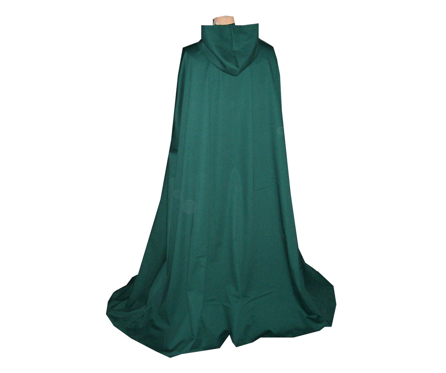Green hooded cloak cape Harry Potter renaissance by MWestDesigns