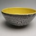 Noodle bowl small ceramic serving bowl yellow pottery bowl Free Shipping