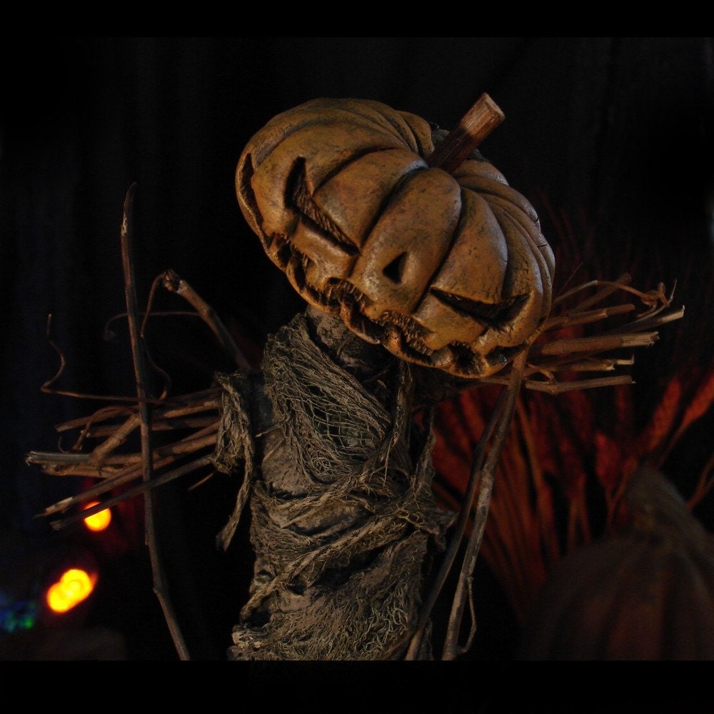 Evil Pumpkinhead Scarecrow III