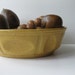 Reserved For Dawn Vintage Haeger Ceramic Mustard Yellow Speckled Oval Bowl