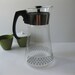 Vintage Pyrex Mod Black Coffee Carafe
