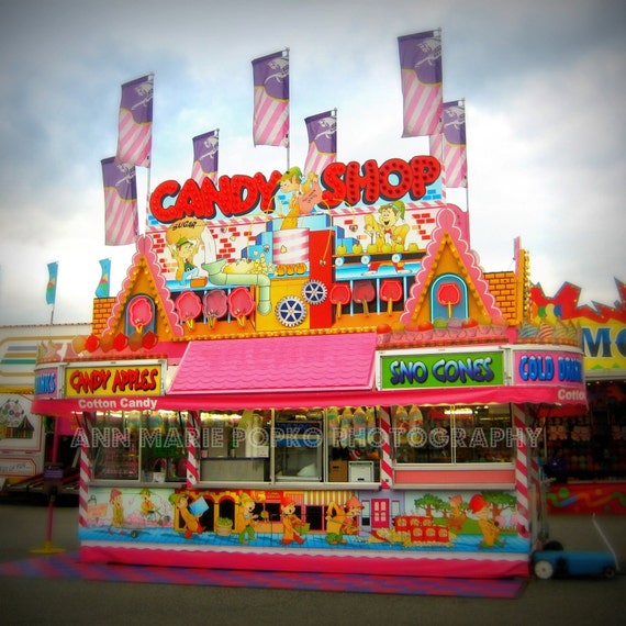 Items similar to Candy Shop, Carnival, Fine Art Print, Photography ...