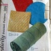 Vintage 60s Smocked Toss Pillow Pattern 3 Shapes and Designs UNCUT