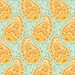 SALE---1 yard---Paisley in Amber, Heirloom, Joel Dewberry, Free Spirit Fabrics
