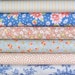 California Girl fat quarter bundle--6 pieces---1-1/2 yards total--Fig Tree and Company for Moda Fabrics