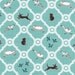 1 yard---Menagerie, Maman, 100 percent cotton organic fabric, Cloud 9 Fabrics