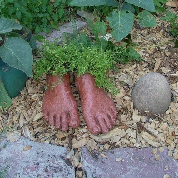 Planter Feet Red