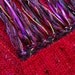 valentine handwoven ruby red scarf