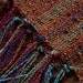 handwoven lightweight golden brown scarf