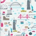Travel the World - Clearance 1/2 Yard