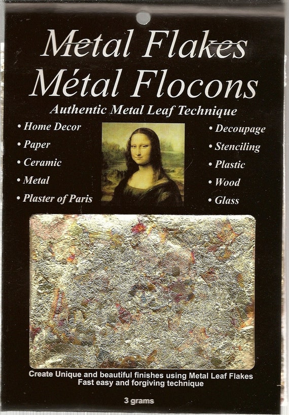 mona gold leaf lisa GOLD FLAKES Lisa LEAF Authentic Leafing Mona VARIEGATED METAL