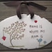 hanging plaque - home is where my mom is