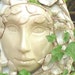 Goddess Ceramic Morning Glory Goddess Floral Face Planter For The Home or Garden, Floral Garden Goddess, Unique Handcrafted Pottery