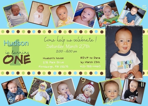 1St Birthday Invitation Card For Baby Boy 5