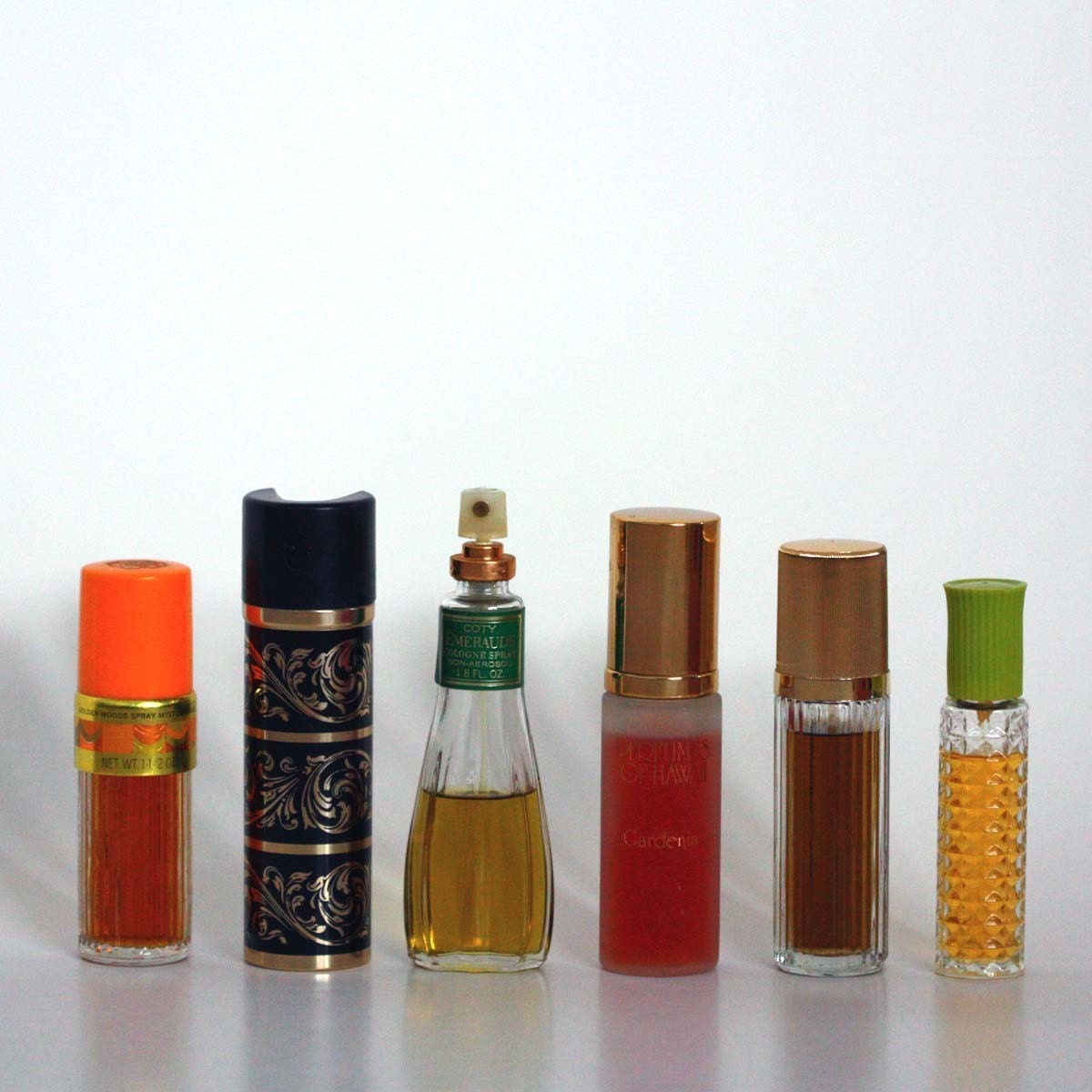 Vintage Perfume Collection Set Of 6 Vintage 1970s Perfumes