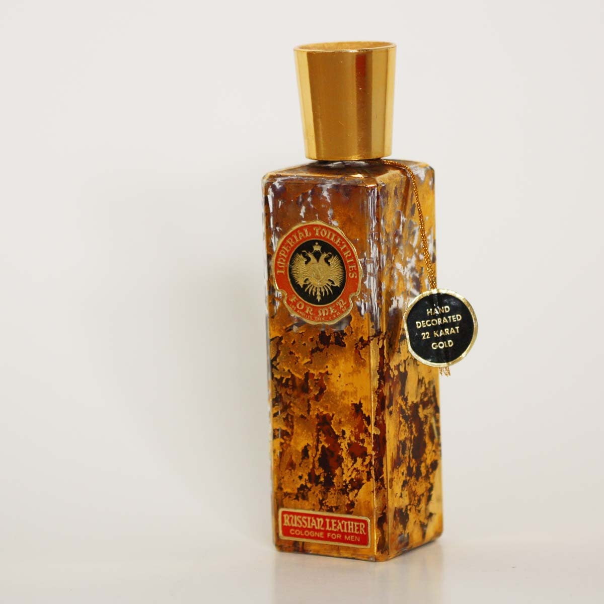 Vintage Russian Leather Cologne for Men by Imperial Toiletries