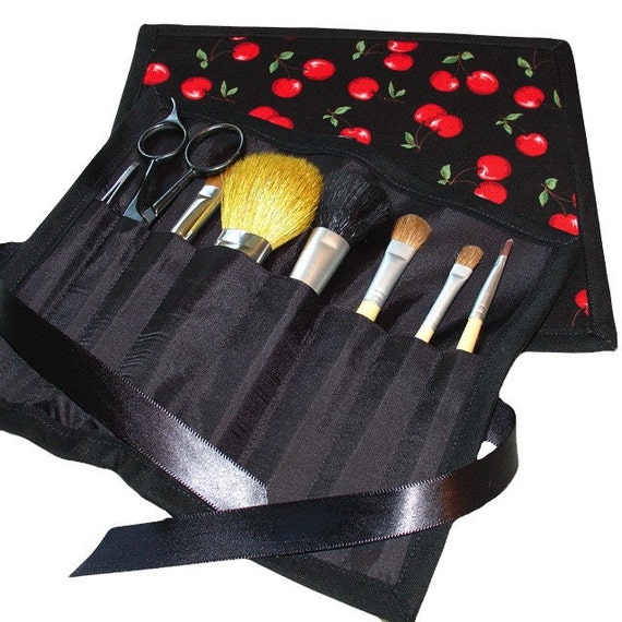 Makeup Brush Roll travel size