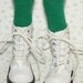 Tall Kelly Green Socks For Blythe...