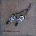 Paris France French Twist Mickey N Minnie Mouse Style Disney Inspired Lampwork DeSIGNeR Dangling Charm Key Fob Purse Accessory