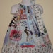 Frenchy Ladies and Little dogs Ooh La La Pillowcase dress, SIZE 4, Ready to ship today