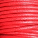 2 mm Red Leather Cord 3 yards