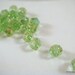25 Green Crystal AB Beads 4mm Bicone - 25 pc - 4900