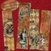 Digital Download Printable Collage Sheet - Bookmarks, 1.5 x 6, Alice in Wonderland, jpg or pdf