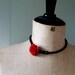 Necklace in black Onyx Inspired by Frida Kahlo