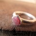 SPINEL // Sterling silver ring with raw Spinel