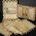 50 Extra large 3X4 Lace Edge Card Make Your Own Price Tag Table Seat Card Escort Card