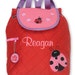 Stephen Joseph Quilted PERSONALIZED Backpack Ladybug