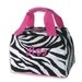 Personalized Lunch Bag Zebra Pink Insulated Monogrammed