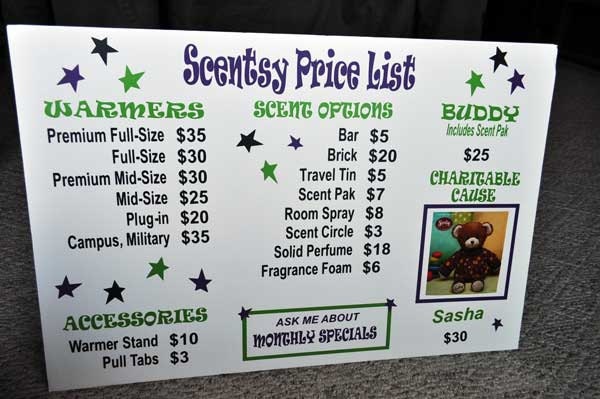 Scentsy+Display+Boards Request a custom order and have something made just for you.